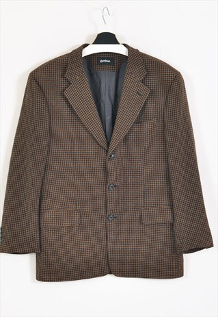 VINTAGE 90'S CHECKED BLAZER JACKET