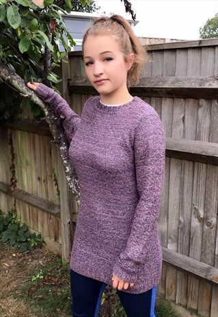 PURPLE SEQUIN JUMPER