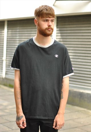 VINTAGE CHAMPION RINGER LOGO TSHIRT