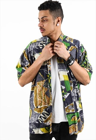 VINTAGE PATTERNED SHIRT PSAW502D