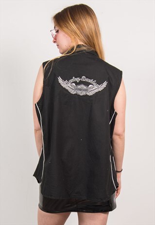 HARLEY-DAVIDSON VINTAGE SLEEVELESS SHIRT