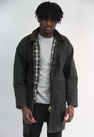VINTAGE GREEN WAX JACKET
