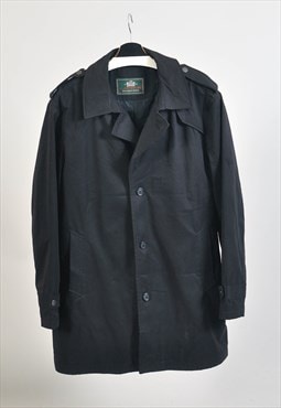 Vintage 00s Lapidus trench coat in black