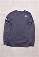 THE NORTH FACE GREY PATCH SLEEVE TOP 