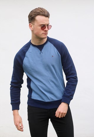 TOMMY HILFIGER USA BNWT STREETBOY FLEET BLUE SWEATSHIRT