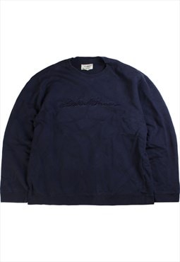 Vintage 90's Eddie Bauer Sweatshirt Spellout Heavyweight