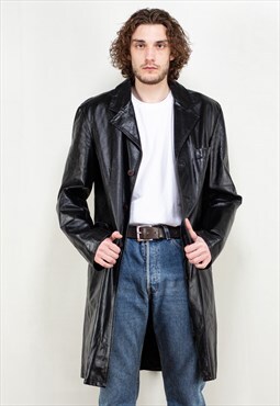 Vintage 80's Leather Coat