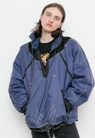 PURPLE VINTAGE STARTER JACKET