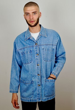 VINTAGE 90'S BLUE DENIM JACKET