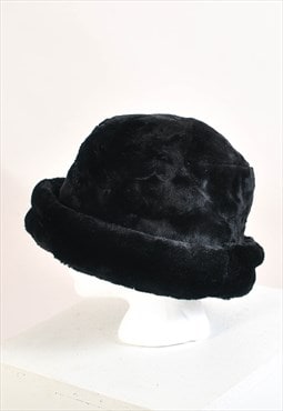 Vintage 00s faux fur hat