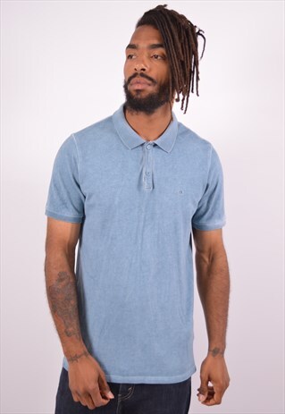 VINTAGE CALVIN KLEIN POLO SHIRT BLUE