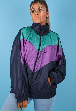 VINTAGE SHELL JACKET IN MULTI NJ595