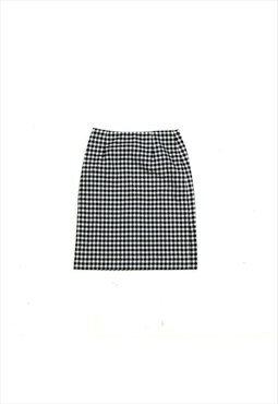 Vintage Moschino Gingham Mini Skirt