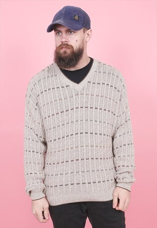 VINTAGE PATTERNED JUMPER /R1186