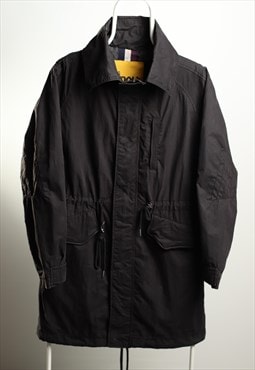 Coax Vintage Trench Coat Jacket Black Size M