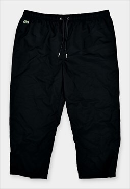 Vintage Lacoste Tracksuit Bottoms Black