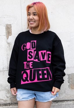 God Save The Queen Platinum Jubilee Souvenir Sweatshirt 