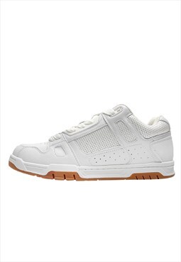Classic sneakers chunky sole skater shoes in white