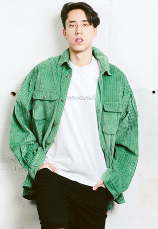 VINTAGE 90S CORDUROY JACKET SHIRT