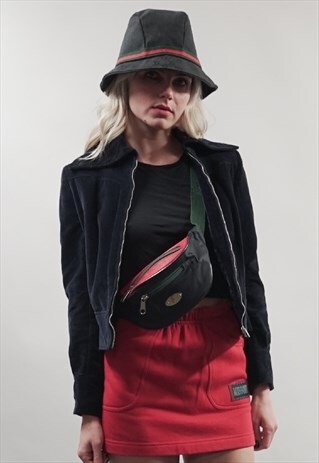 VINTAGE 70'S NAVY VELVET COLLARED JACKET