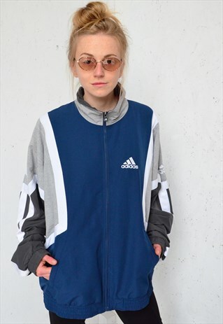 ADIDAS VINTAGE 90S OLDSCHOOL TRACK JACKET