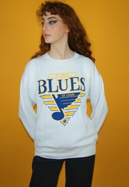 Vintage 89 St Louis American Sports NHL Jumper Sweatshirt