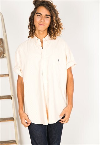 VINTAGE 80S POLO RALPH LAUREN SHIRT / R0128