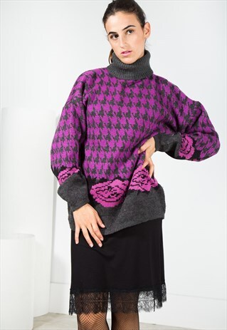 ON SALE VINTAGE 80S CLASSIC KNITWEAR JUMPER / S0075