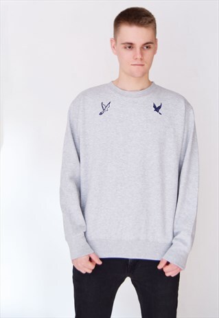 GREY GE BIRDS (NAVY) SWEATSHIRT