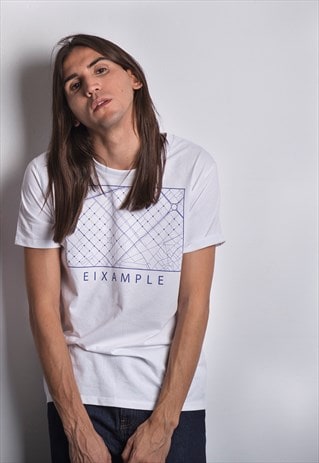 JUN-I UNISEX EIXAMPLE T-SHIRT WHITE