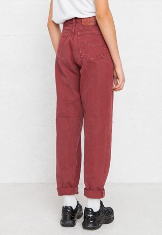 VINTAGE RED LEVI'S 550 FIT DENIM JEANS