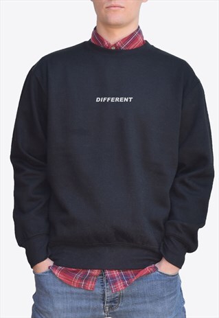 BLACK DIFFERENT SWEATSHIRT
