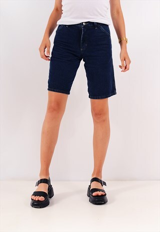 VINTAGE WRANGLER DENIM SHORTS DARK BLUE