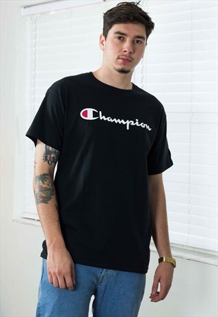 NEW CHAMPION T-SHIRT LOGO 90S L 6.9