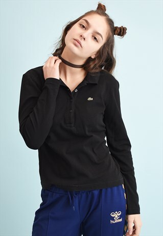 90'S RETRO LACOSTE SPORTS POLO LONG-SLEEVED T-SHIRT TEE TOP