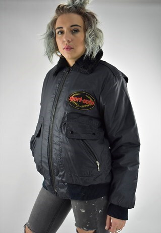 VINTAGE AUTO SPORTS MA1 STYLE WORKWEAR/RACING JACKET
