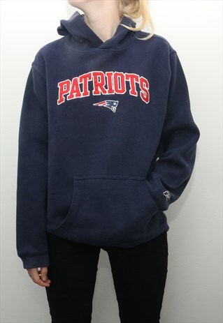 embroidered patriots hoodie