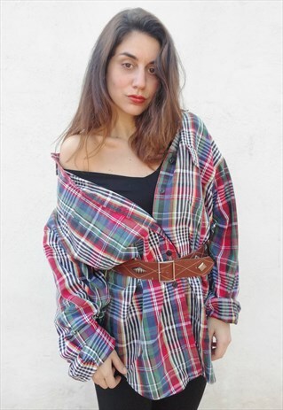 RALPH LAUREN OVERSIZE CHECKED SHIRT