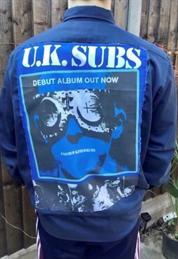 Dickies work wear punk uk subs rework shirt jacket