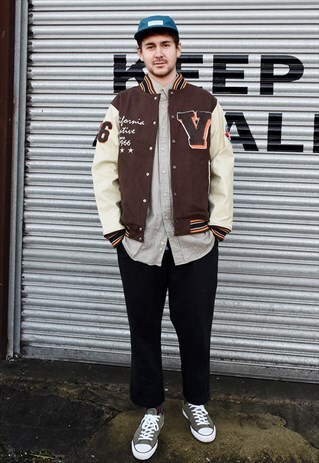 VANS NATIVE CALIFORNIA VARSITY JACKET UNIVERSITY STYLE