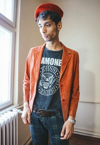 VINTAGE BROWN SUEDE BLAZER