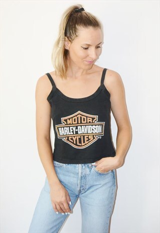 VINTAGE Y2K HARLEY DAVIDSON GRAPHIC T-SHIRT TOP MADE IN USA