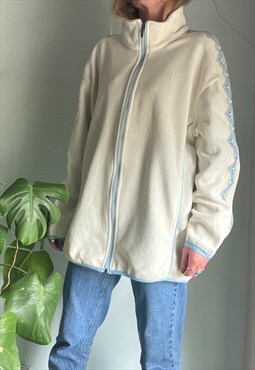 Vintage Cream Fleece Jacket