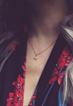 LAYLA. Gold Filled North Star Pendant Necklace