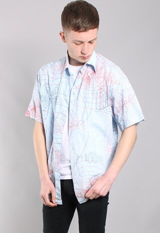 VINTAGE RARE 90'S MOSCHINO PRINT SHIRT