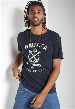 Vintage Nautica T-Shirt Blue