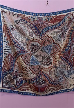 2017 Hermes Le Jardin de la Maharani multicolour scarf