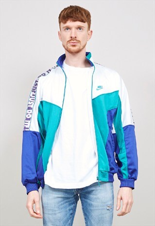 VINTAGE 90'S NIKE 'JUST DO IT' OVERSIZED TRACKSUIT JACKET