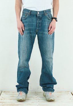 501 W36 L34 Regular Straight Jeans Trousers Pants Everyday 