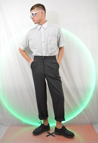 VINTAGE STRIPED TWO COLOUR SHIRT